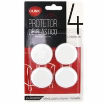 Protetor de Plástico Para Moveis Redondo 4 Unidades - Clink
