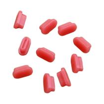 Protetor De Poeira Para Porta De Carregamento USB Tipo-C 10pcs Capa De Silicone Anti-poeira Para