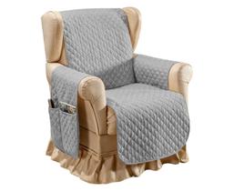 Protetor De Poltrona Sofá 1 Lugar Com Porta Objetos