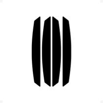 Protetor de Porta Adesivo Olho de Gato Resinado Preto