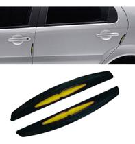 Protetor de Porta Adesivo Refletivo Flexível Amarelo/Laranja - Shekparts