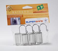 Protetor de Porta Batenão Supersafe Cristal embalagem c/4 unidades