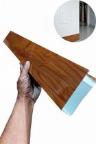 Protetor De Porta Contra Umidade Premium Madeira 80x3,6x10 Marrom Protetor De Porta Contra Umidade Premium Madeira 80x3,6x10 Marrom