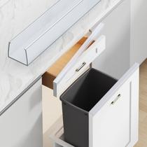 Protetor de porta de armário Magicheap Snugly Fit 45 cm 10 PCS