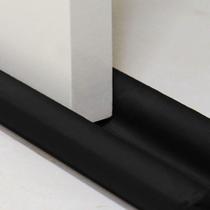 Protetor De Porta Duplo 100cm 1 Peça De Vinila Bagun Impermeável 100% Policloreto - Preto
