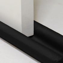 Protetor de Porta Duplo 100cm 1 Peça de Vinila Bagun Impermeável 100% Policloreto - Preto