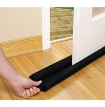 Protetor de porta duplo 80 cm liso preto