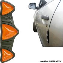 Protetor de Porta Olho Gato Universal Space Preto Laranja Protetor de Porta Olho Gato Universal Space Preto Laranja