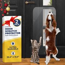 Protetor de porta PROTECTO para cães que coçam 35,5 x 15,5 cm, pacote com 2 Protetor de porta PROTECTO para cães que coçam 35,5 x 15,5 cm, pacote com 2
