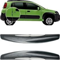Protetor De Porta Resinado Flexível Refletivo Prata Par Protetor De Porta Resinado Flexível Refletivo Prata Par