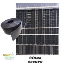 Protetor de portão fita para grade, sacada, varanda, pergolado nas cores verde, cinza escuro, cinza claro, marrom ou preto 25 metros Gold Plant