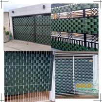 Protetor de portão grade fechamento sacada varanda verde, cinza escuro ou marrom - 25 metros Gold Plant