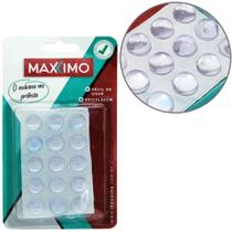 Protetor de pvc tipo pingo redondo autoadesivo com 15 pecas 14mm de ø - MAXXIMO Protetor de pvc tipo pingo redondo autoadesivo com 15 pecas 14mm de ø - MAXXIMO