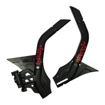 Protetor de Quadro Defender CRF250F AMX - Preto/Vermelho
