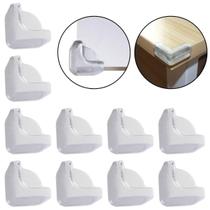 Protetor De Quina Pvc Flexível Com Fita Dupla Face 10 Un