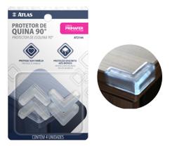 Protetor De Quina Silicone Reforçado Atlas 4 Peças