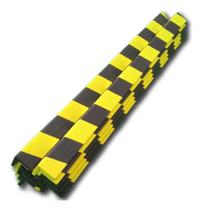Protetor De Quina Zebrado Coluna Garagem Cantoneira 1 metro 5cm 10mm Protetor De Quina Zebrado Coluna Garagem Cantoneira 1 metro 5cm 10mm