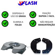 Protetor de quinta roda bi partido modelo jost jsk37cxw - 2 polegadas - conjunto - preto