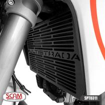 Protetor de Radiador Frontal Ducati Multistrada 950 2018+ (SPTO311) Scam