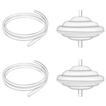 Protetor de refluxo e tubulação de reposição para bombas de mama Spectra
