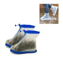 Protetor de sapatos capa de chuva moto protetor impermeavel ajustavel com ziper motoqueiro - Gimp