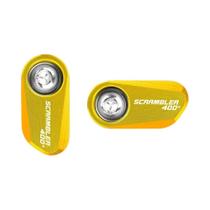 Protetor De Sensor ABS Para Roda Dianteira E Traseira De Alumínio Triumph Scrambler 400X 2023 2024