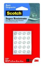 Protetor de Silicone Anti-impacto Redondo P com 20 Unidades Transparente Scotch - 3M - Protetor de Silicone Anti-impacto Redondo P com 20 Unidades Transparente Scotch - 3M -