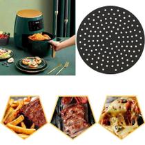 Protetor De Silicone Fritadeira Airfryer 22,5Cm Reutilizável Protetor De Silicone Fritadeira Airfryer 22,5Cm Reutilizável