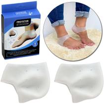 Protetor de silicone para calcanhar ( tendao ) com 2 pecas 9x9cm - IMPORIENTE Protetor de silicone para calcanhar ( tendao ) com 2 pecas 9x9cm - IMPORIENTE