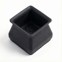 Protetor de Silicone para Pés de Cadeira e Mesa Quadrado Pezinho Amortecedor Anti Ruído Risco Piso Borracha Vinílico