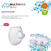 Protetor de Silicone para Seio com 2 Peças Multikids Baby BB191 Protetor de Silicone para Seio com 2 Peças Multikids Baby BB191