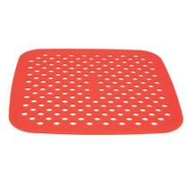 Protetor de Silicone Quadrado para Airfryer Easy Kitchen Vermelho