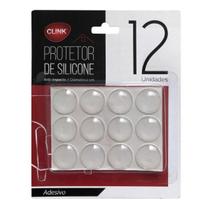 Protetor de Silicone Redondo 12pçs p/ moveis anti-impacto - Clink