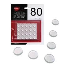 Protetor de Silicone Redondo 80un pingo 1CM anti-impacto - Clink