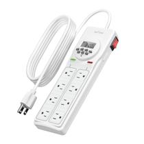 Protetor de sobretensão BN-LINK 8 Outlet com temporizador digital de 7 dias