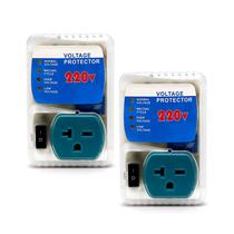 Protetor de sobretensão BSEED ETL listado 220V 4400W para uso doméstico, pacote com 2 Protetor de sobretensão BSEED ETL listado 220V 4400W para uso doméstico, pacote com 2