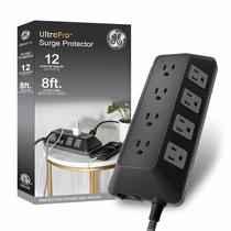 Protetor de sobretensão GE UltraPro 12-Outlet 3540J com cabo de 2,4 m Protetor de sobretensão GE UltraPro 12-Outlet 3540J com cabo de 2,4 m
