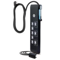 Protetor de sobretensão GE UltraPro 8 Outlet + 2 portas USB de 4 pés preto Protetor de sobretensão GE UltraPro 8 Outlet + 2 portas USB de 4 pés preto