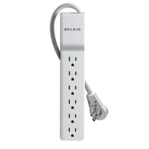Protetor de sobretensão Power Strip Belkin 6-Outlet 720 Joules branco Protetor de sobretensão Power Strip Belkin 6-Outlet 720 Joules branco