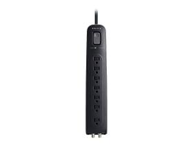 Protetor de sobretensão Power Strip Belkin AV 7 Outlets, cabo de 4 pés Protetor de sobretensão Power Strip Belkin AV 7 Outlets, cabo de 4 pés