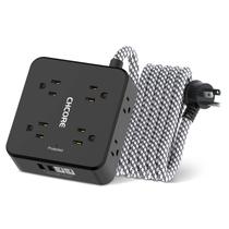 Protetor de sobretensão Power Strip CHCORE de 10 pés com 8 tomadas e 4 USB Protetor de sobretensão Power Strip CHCORE de 10 pés com 8 tomadas e 4 USB
