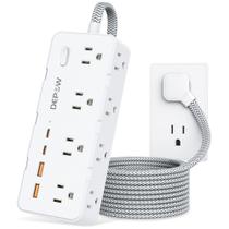 Protetor de sobretensão Power Strip DEPOW 8 tomadas AC 4 portas USB Protetor de sobretensão Power Strip DEPOW 8 tomadas AC 4 portas USB