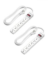 Protetor de sobretensão Power Strip DEWENWILS de 6 tomadas de 6 pés com cabo