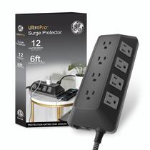 Protetor de sobretensão Power Strip GE UltraPro Adapt 12-Outlet Protetor de sobretensão Power Strip GE UltraPro Adapt 12-Outlet