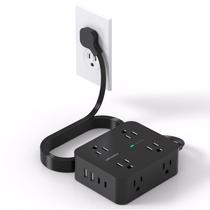 Protetor de sobretensão Power Strip HANYCONY 8 Outlet 4 portas USB Protetor de sobretensão Power Strip HANYCONY 8 Outlet 4 portas USB