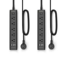 Protetor de sobretensão Power Strip IECOPOWER 5 tomadas 3 portas USB