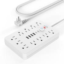 Protetor de sobretensão Power Strip JouleLoom 11 tomadas 4 USB 2 USB C