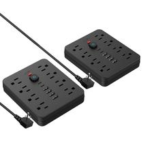 Protetor de sobretensão Power Strip JouleLoom 8 tomadas 4 USB 2 USB C