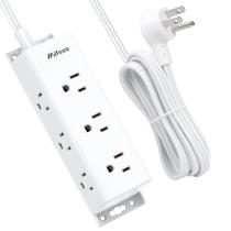 Protetor de sobretensão Power Strip Mifaso 9 tomadas, 3 lados, 10 pés