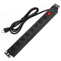 Protetor de sobretensão Power Strip, PDU BTU, montagem em rack, 8 tomadas